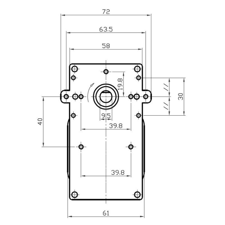 Motoriduttore Kenta K9115002 stufe a pellet 14702087