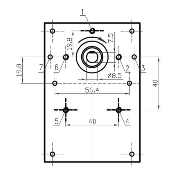 Motoriduttore Kenta K9177153 stufe a pellet 14702096