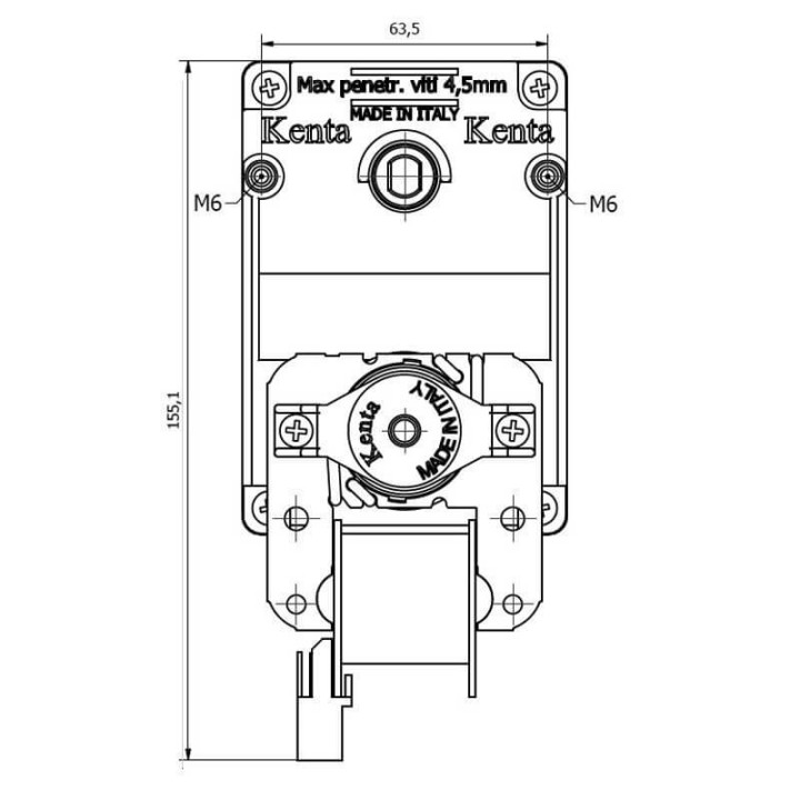 Motoriduttore Kenta K9175004 stufe a pellet 14702072