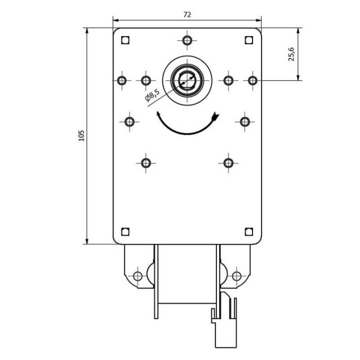 Motoriduttore Kenta K9175004 stufe a pellet 14702072