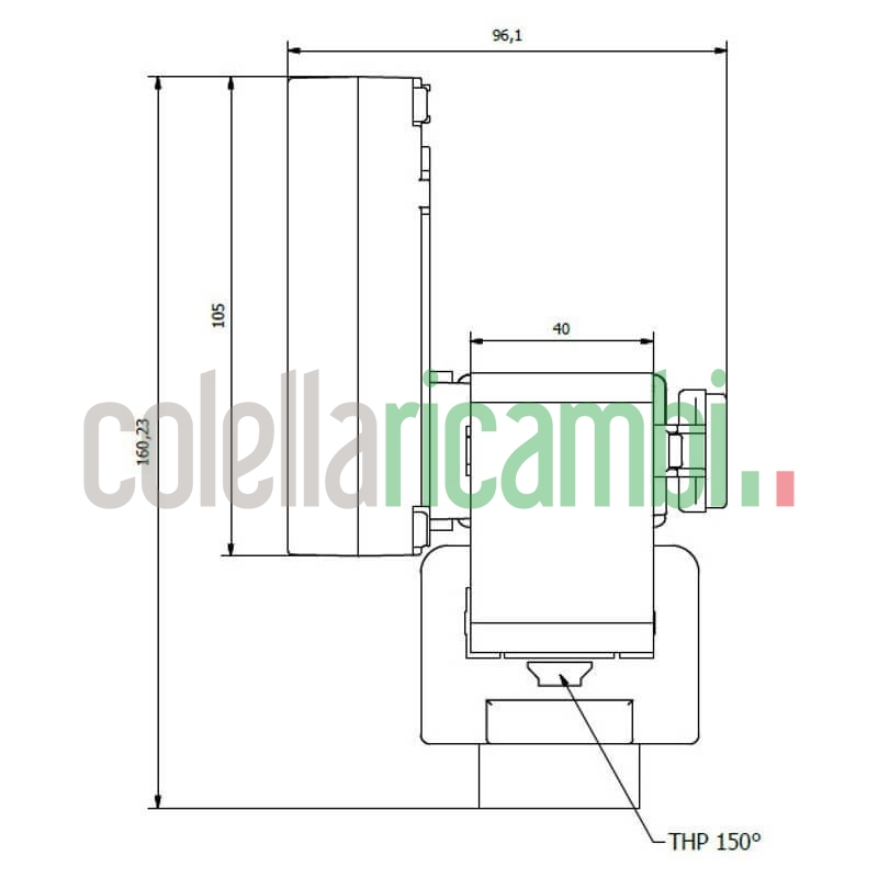Motoriduttore Kenta K9177325 stufe a pellet 14702077