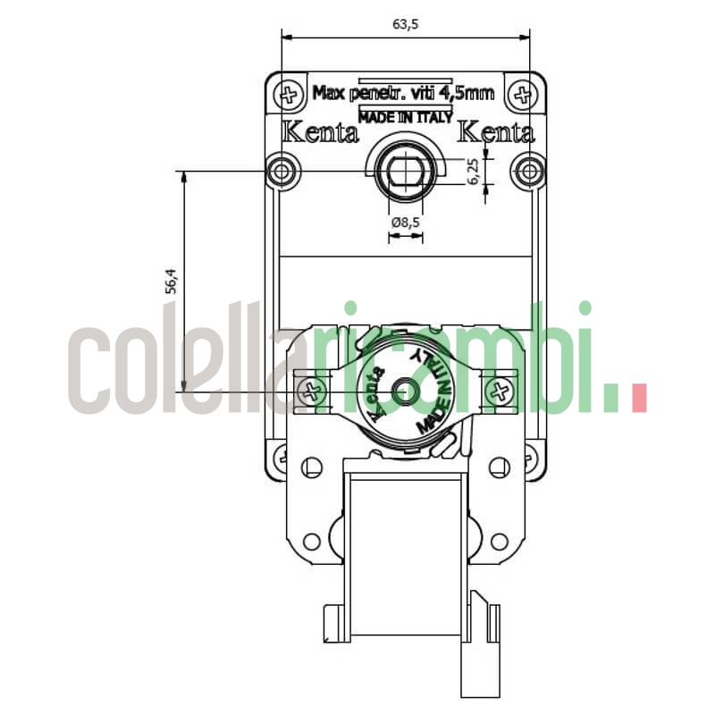 Motoriduttore Kenta K9177325 stufe a pellet 14702077