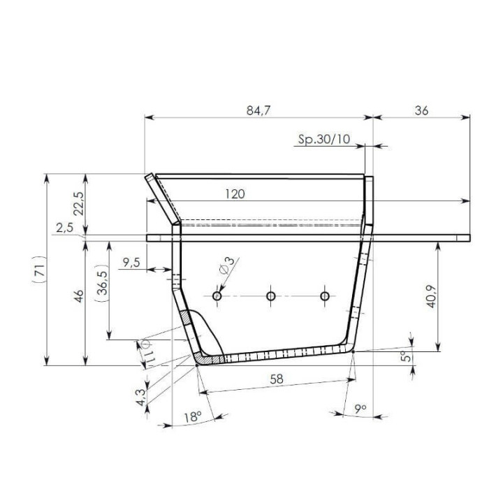 Assieme cestello braciere per stufe a pellet 14809003