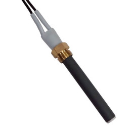 Resistenza accensione per stufe a pellet in ceramica con raccordo filettato 3/8" GAS 14701106