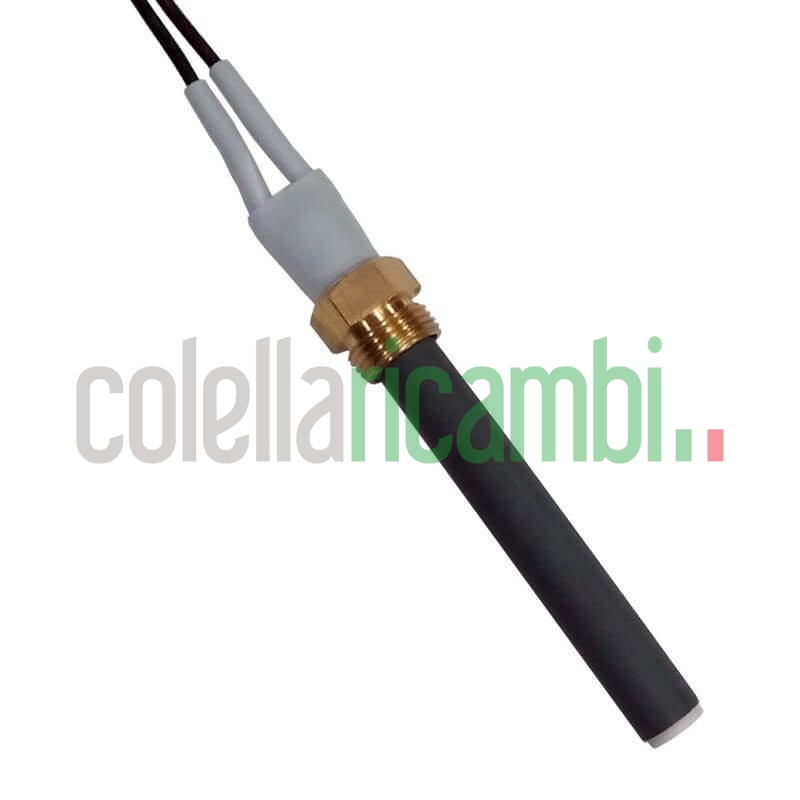 Resistenza accensione per stufe a pellet in ceramica con raccordo filettato 3/8" GAS 14701106