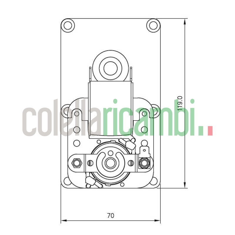 Motoriduttore Mellor FB1407 stufe a pellet 14702028