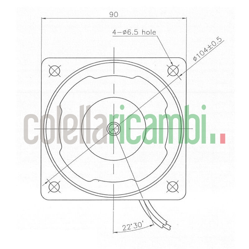 Motore a induzione GGM K9IG40NC stufe a pellet 14702041