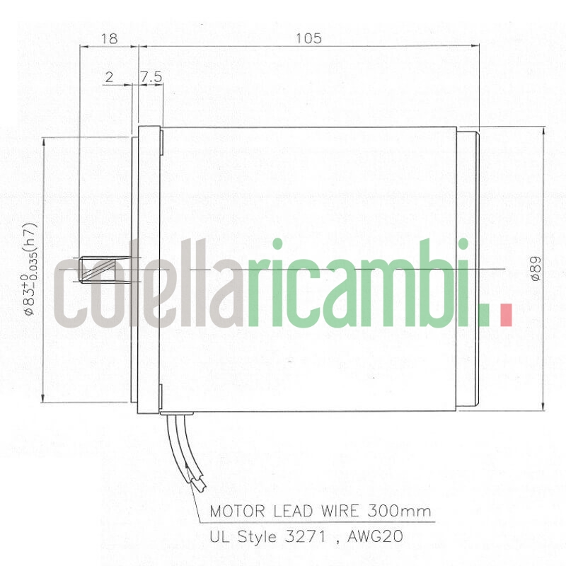 Motore a induzione GGM K9IG40NC stufe a pellet 14702041