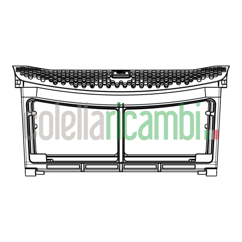Assieme filtro filacci per asciugatrice Electrolux-Zanussi-Rex 8588074539012