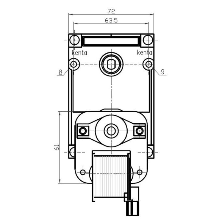 Motoriduttore stufe a pellet Kenta K9177358
