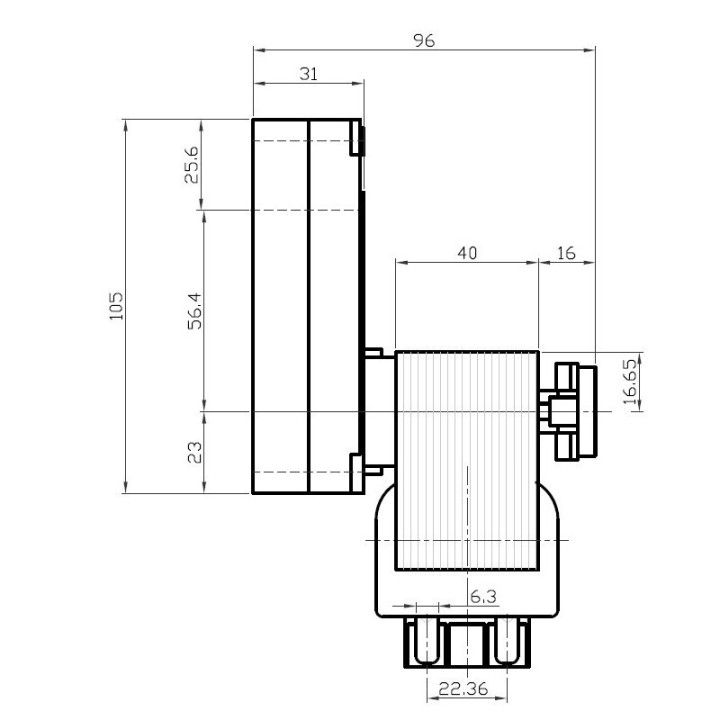 Motoriduttore stufe a pellet Kenta K9177358