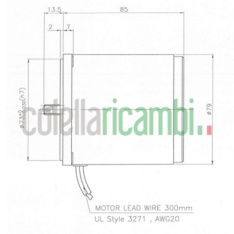 Motore a induzione GGM K8IG25NC stufe a pellet 14702040