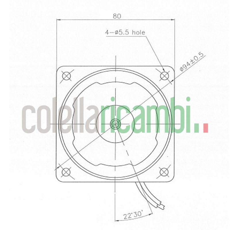 Motore a induzione GGM K8IG25NC stufe a pellet 14702040
