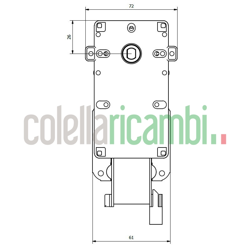 Motoriduttore Kenta K9117120 stufe a pellet 14702060
