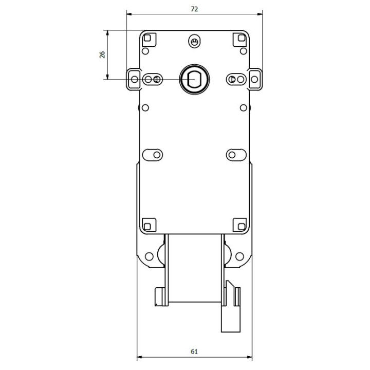 Motoriduttore Kenta K9117120 stufe a pellet 14702060