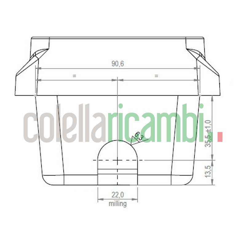 Assieme cestello braciere per stufe a pellet ARCE