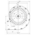 Ventilatore centrifugo TRIAL CAH12Y4-004 stufe a pellet 14706125