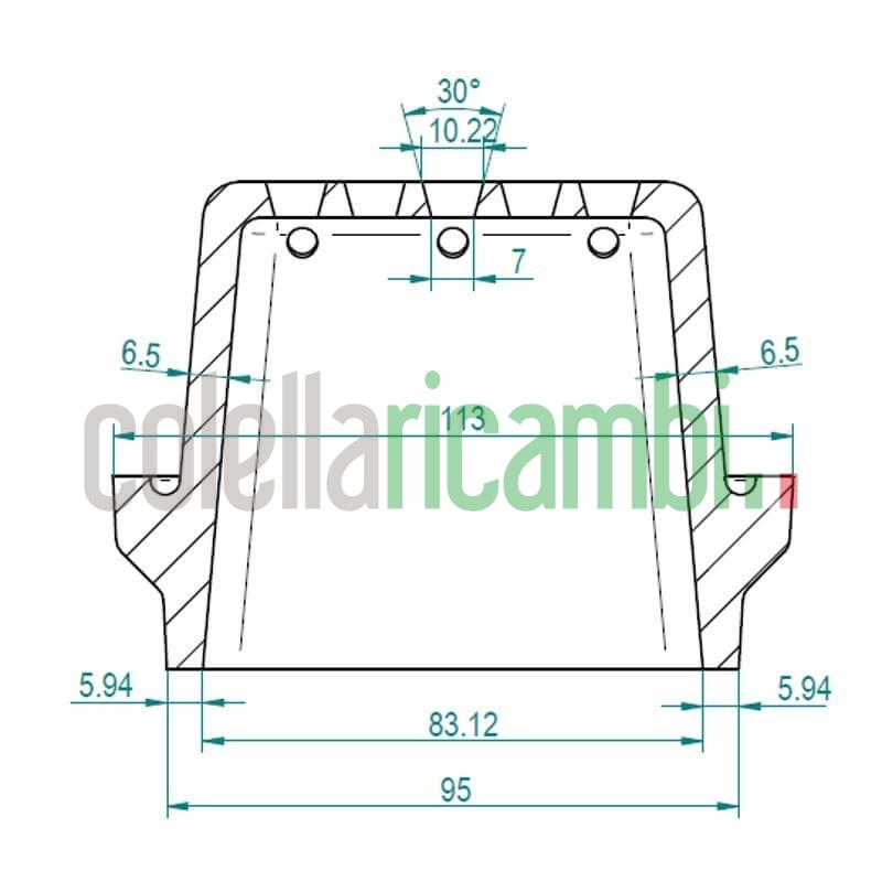 Assieme cestello braciere per stufe a pellet Karmek