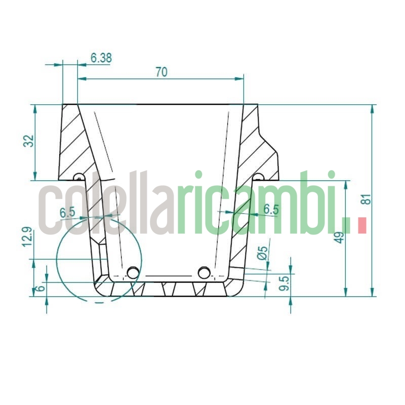 Assieme cestello braciere per stufe a pellet Karmek