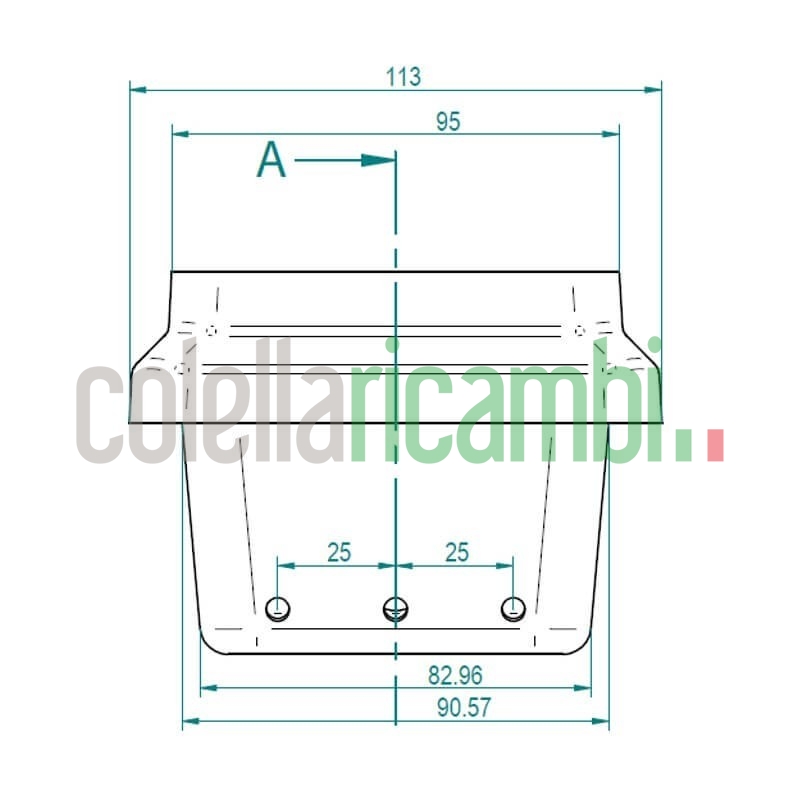 Assieme cestello braciere per stufe a pellet Karmek