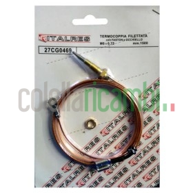 Termocoppia M6x0,75 L1500 piano cottura forno universale 27CG0469