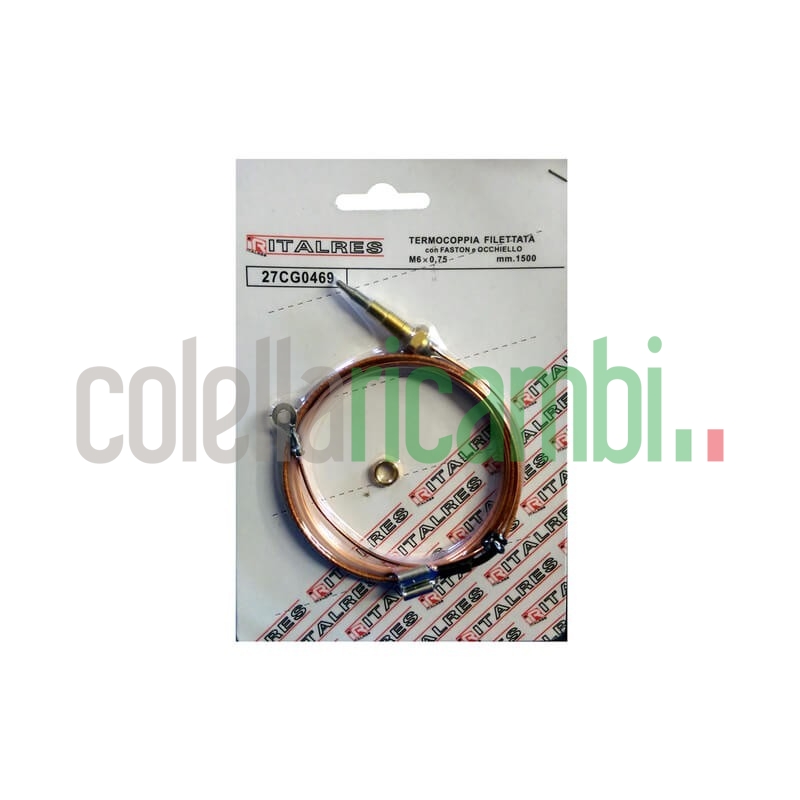 Termocoppia M6x0,75 L1500 piano cottura forno universale 27CG0469