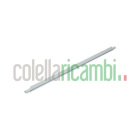 Profilo ripiano listello posteriore 18x470x12mm frigorifero Whirlpool 481010495387