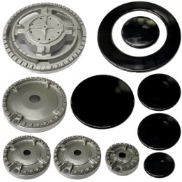 Kit 5 Fuochi Adatto Ariston Con Tripla Corona