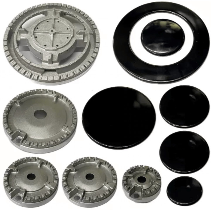 Kit 5 Fuochi Adatto Ariston Con Tripla Corona