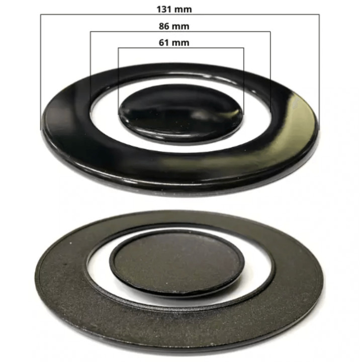 Kit 5 Fuochi Adatto Ariston Con Tripla Corona