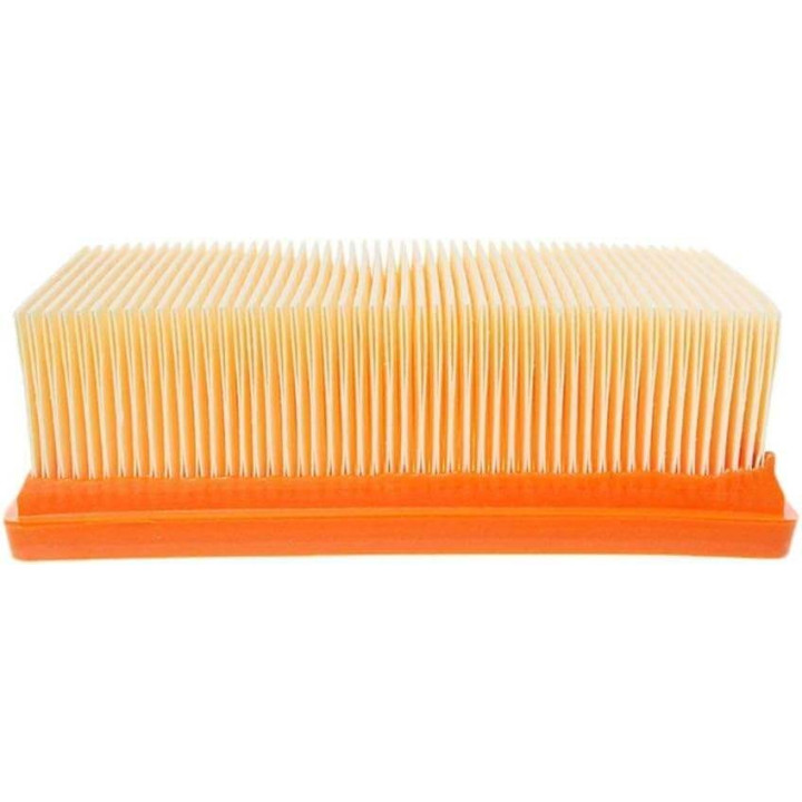 Filtro Piatto Plissettato per Aspirapolvere, Compatibile con Karcher WD 4 WD 5 WD 6, Plastica, 159x101mm
