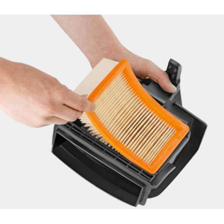 Filtro Piatto Plissettato per Aspirapolvere, Compatibile con Karcher WD 4 WD 5 WD 6, Plastica, 159x101mm
