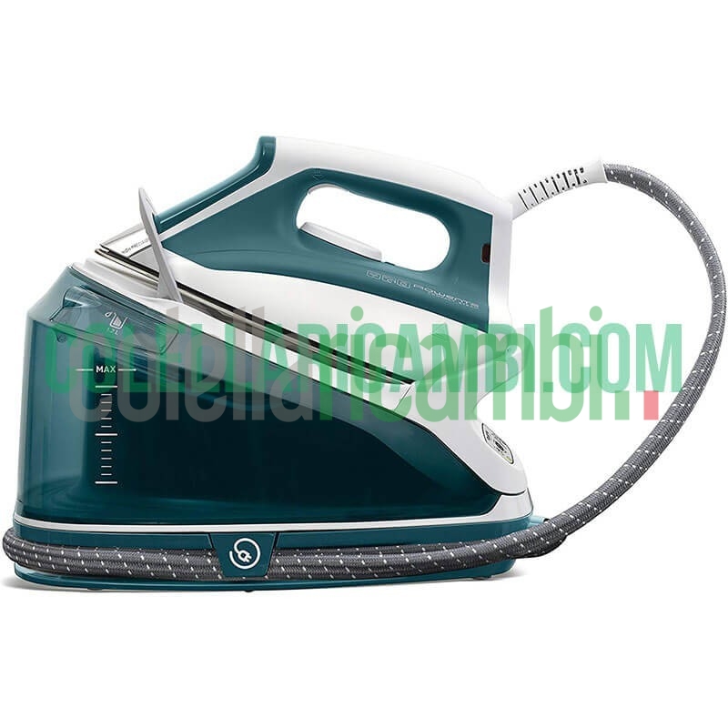 Ferro da Stiro Rowenta Compact Steam DG7521 Generatore di Vapore Acciaio Inossidabile Microsteam 400