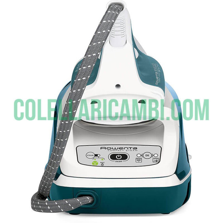 Ferro da Stiro Rowenta Compact Steam DG7521 Generatore di Vapore Acciaio Inossidabile Microsteam 400
