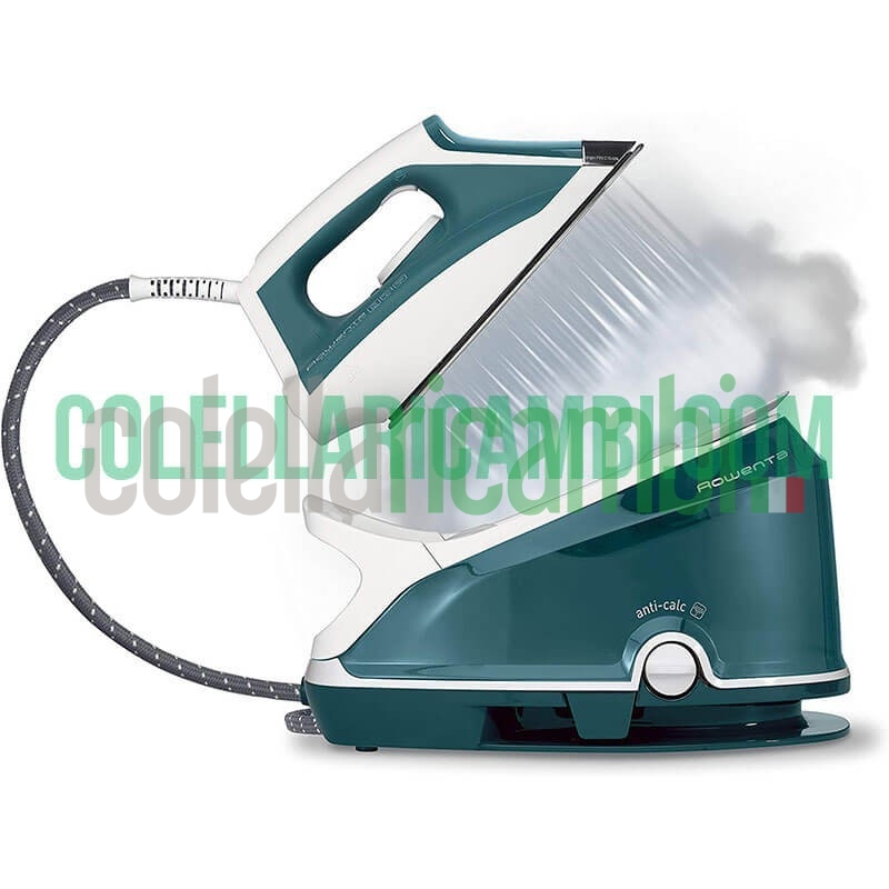 Ferro da Stiro Rowenta Compact Steam DG7521 Generatore di Vapore Acciaio Inossidabile Microsteam 400