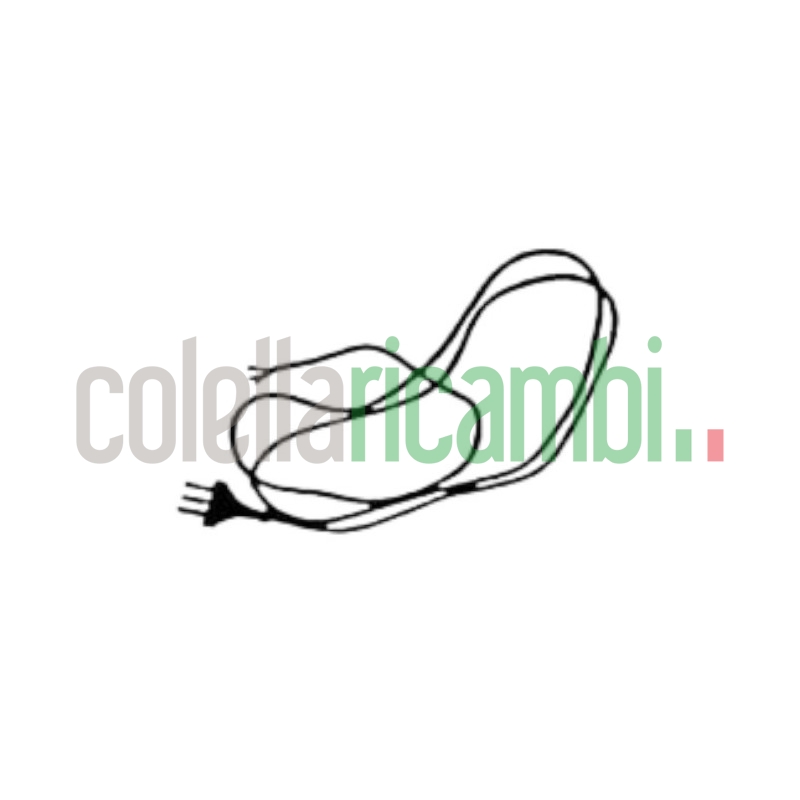 Cavo alimentazione gommato nero con spina tripolare 1,50mt Polti SuperPro M051