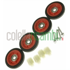 Kit 4 Ruote di scorrimento per asciugatrice AEG 4055402012