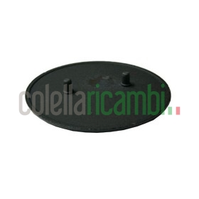 Piattello smaltato semirapido con due piedini tondi Ø 75 per B2544 S2551