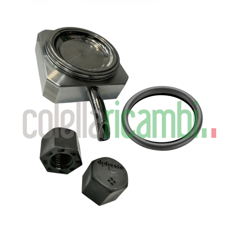 Portafiltro in Alluminio per Macchina da Caffè Didiesse Frog, con Filtro e Guarnizione