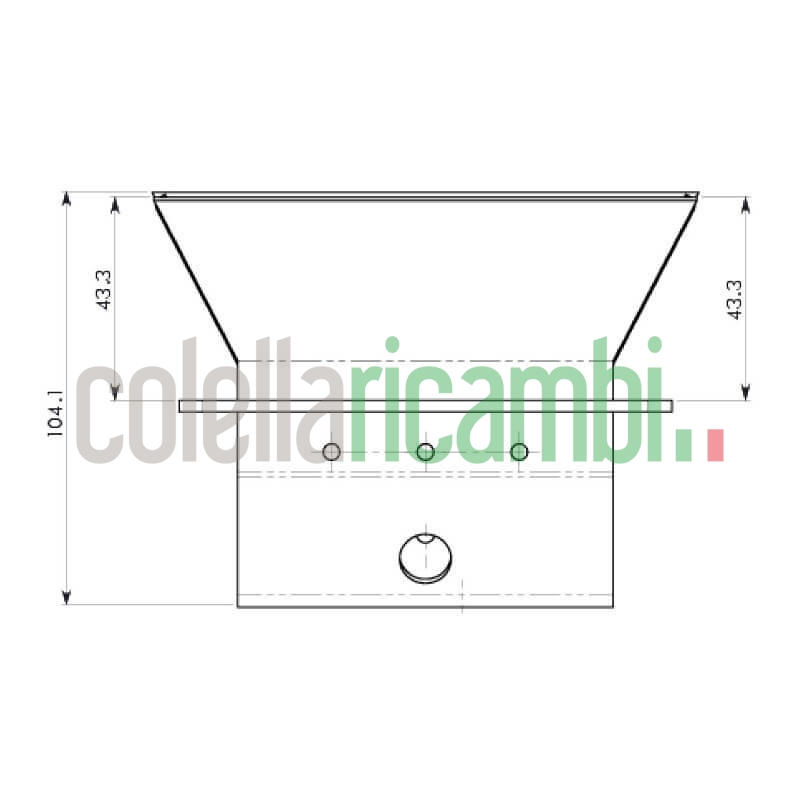 Assieme cestello braciere per stufe a pellet Ravelli 78000