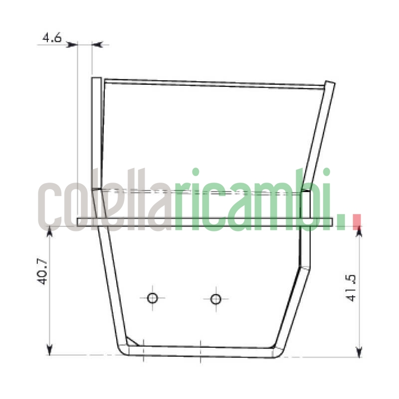 Assieme cestello braciere per stufe a pellet Ravelli 78000