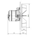Estrattore - aspiratore fumi ECM FIME ES180P002 Stufa a pellet 14706253