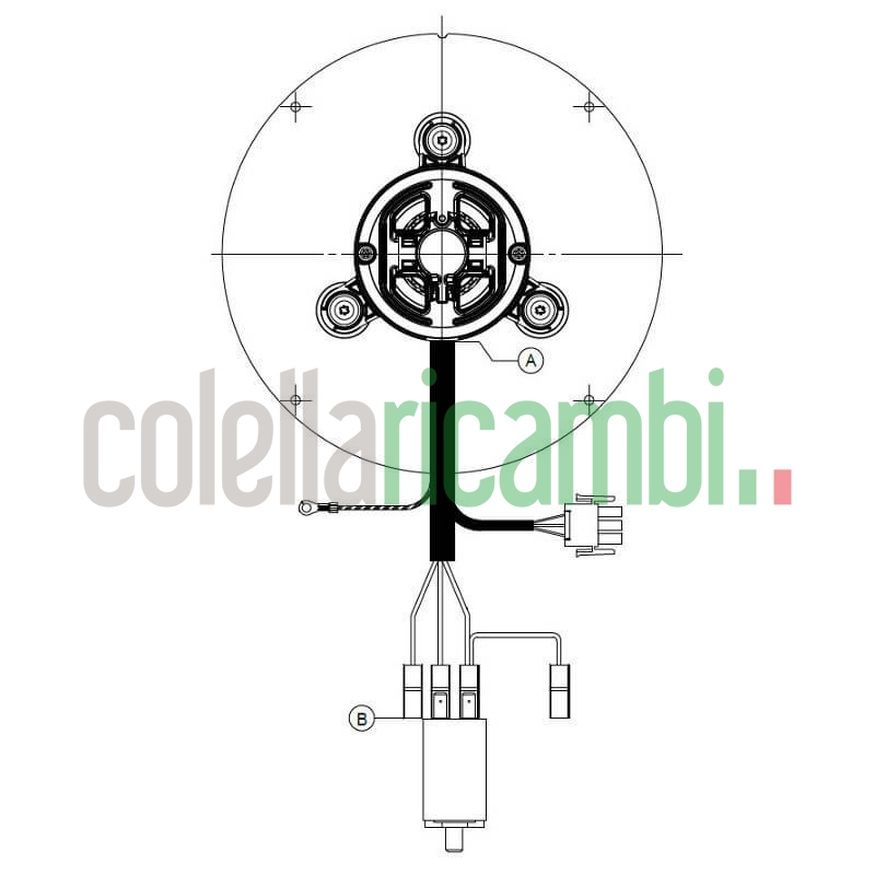 Estrattore - aspiratore fumi ECM FIME ES180P002 Stufa a pellet 14706253