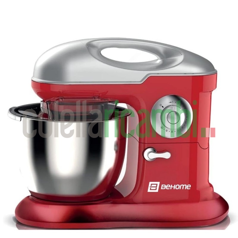 Behome Impastatrice Planetaria Professionale 6,5L Rosso