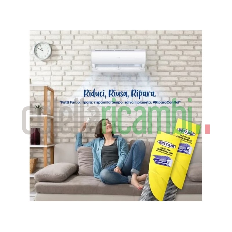 Filtro Elettrostatico + x1 Catalitico per Climatizzatori FUJITSU