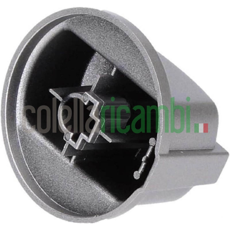 Manopola Inox Forno Adattabile Indesit Ariston C00284958