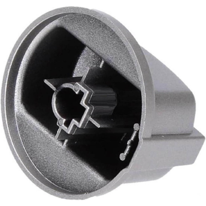 Manopola Inox Forno Adattabile Indesit Ariston C00284958