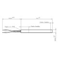 Resistenza accensione lineare HT100072 per Stufe a Pellet