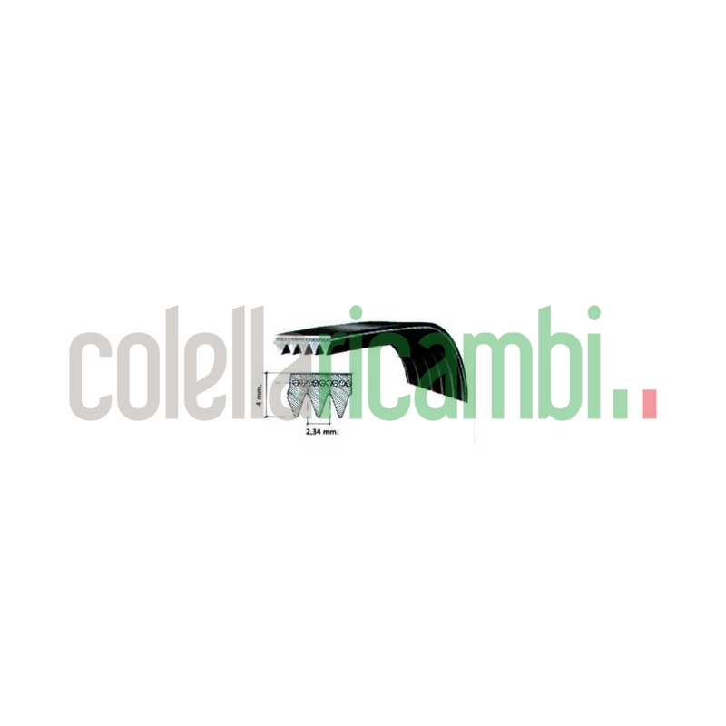 Cinghia 1254 J4 per Lavatrice Beko Whirlpool Ignis 481235818157
