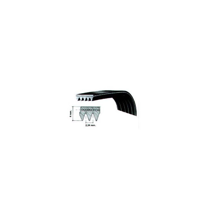 Cinghia 1254 J4 per Lavatrice Beko Whirlpool Ignis 481235818157
